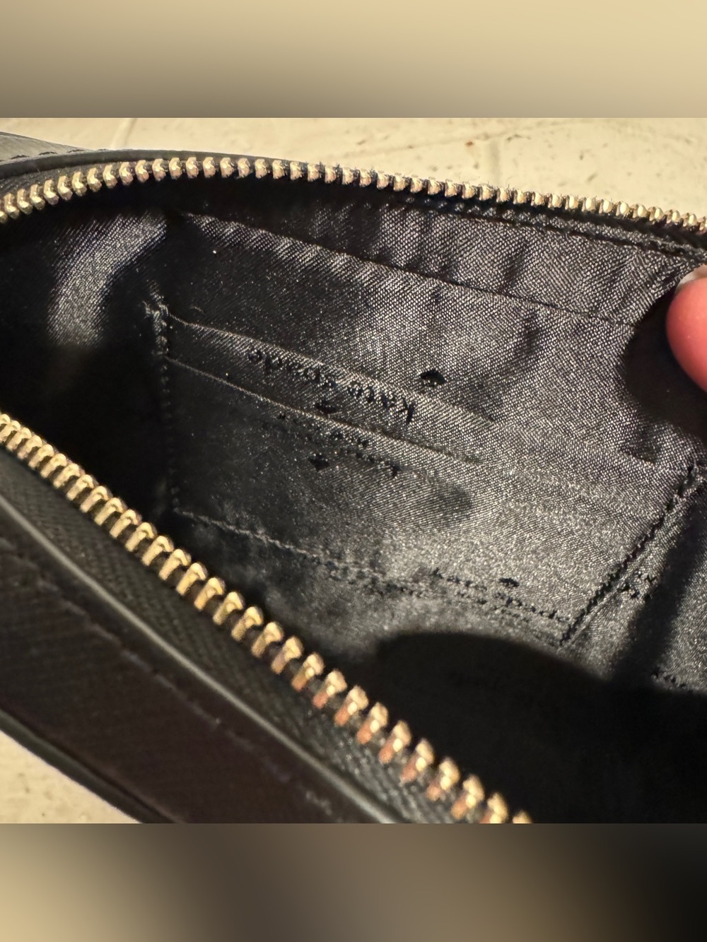 Kate Spade New York Staci Dual Zip Crossbody Bag in Black Saffiano Leather - NWT - Picture 11 of 15